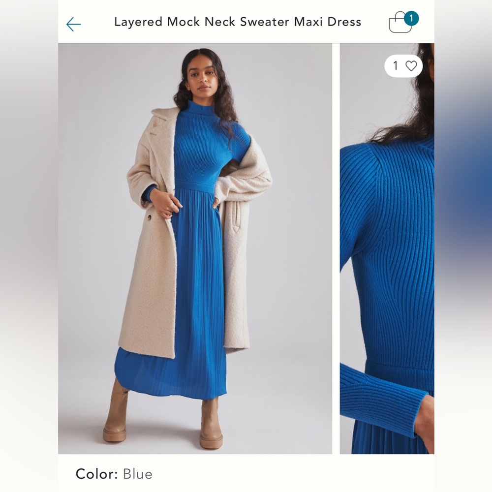 Anthropologie Sweater Dress